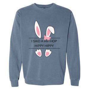 Hip Hop Easter Bunny Garment-Dyed Sweatshirt