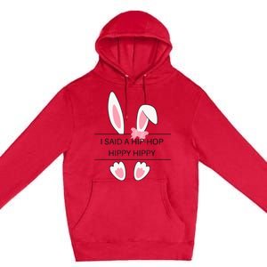 Hip Hop Easter Bunny Premium Pullover Hoodie