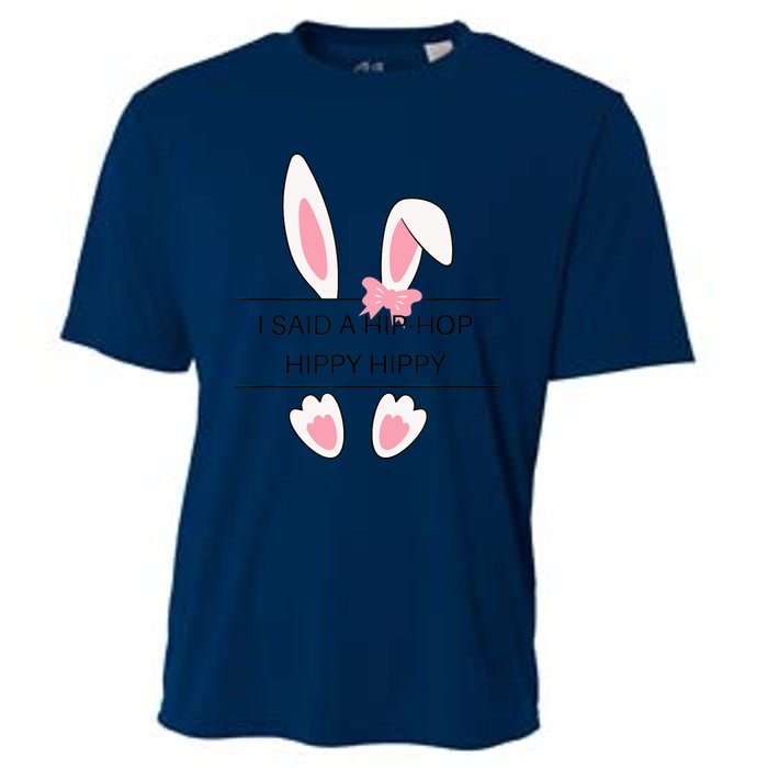 Hip Hop Easter Bunny Cooling Performance Crew T-Shirt