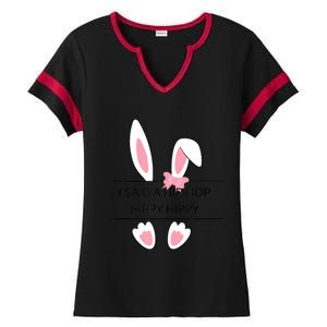 Hip Hop Easter Bunny Ladies Halftime Notch Neck Tee