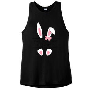 Hip Hop Easter Bunny Ladies PosiCharge Tri-Blend Wicking Tank