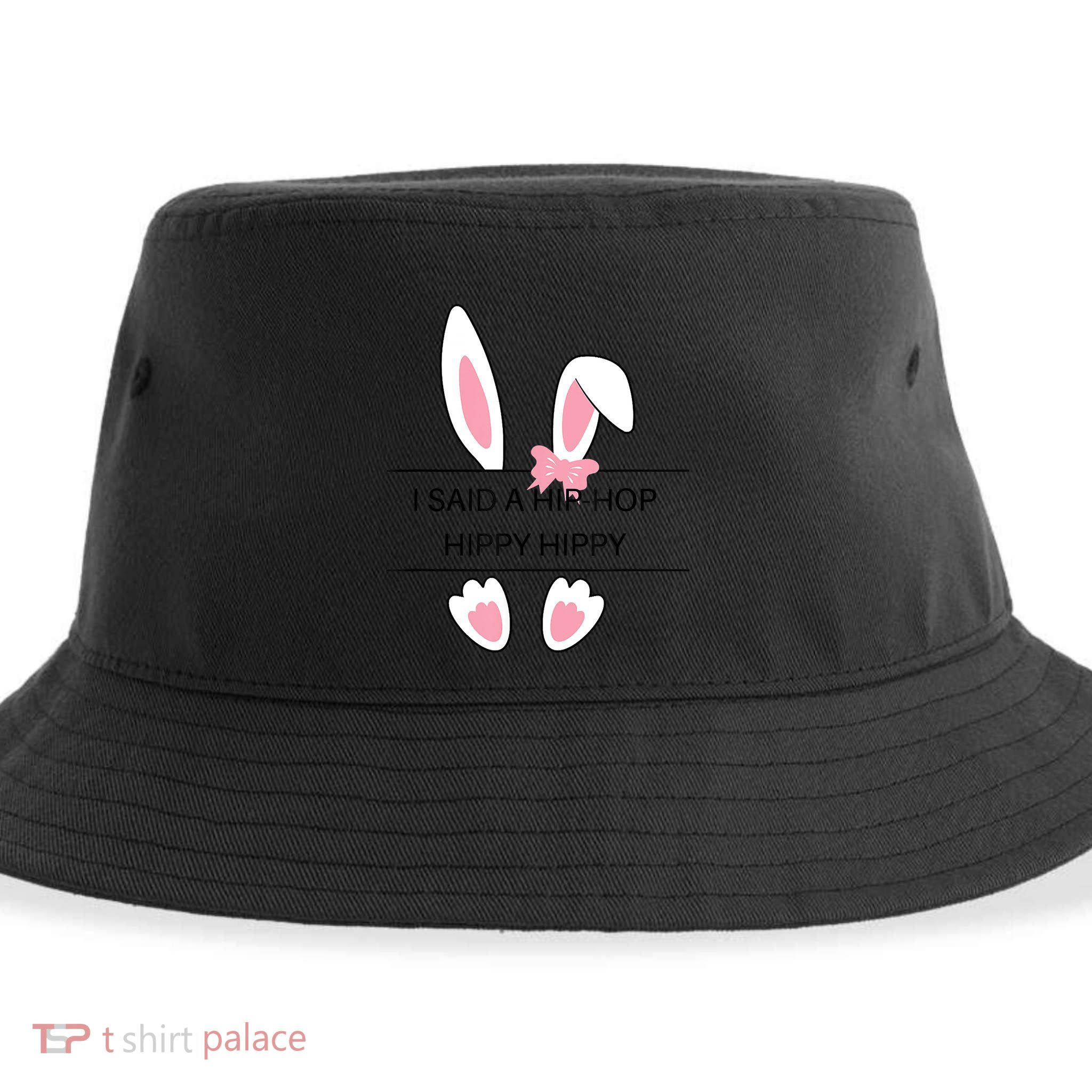 Hip Hop Easter Bunny Sustainable Bucket Hat
