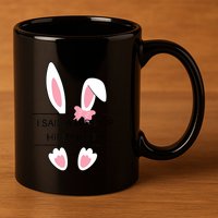 Hip Hop Easter Bunny 11oz C Handle Ceramic Mug