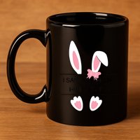 Hip Hop Easter Bunny 11oz C Handle Ceramic Mug