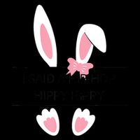 Hip Hop Easter Bunny Drawstring Bag