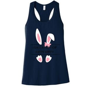 Hip Hop Easter Bunny Women's Racerback Tank