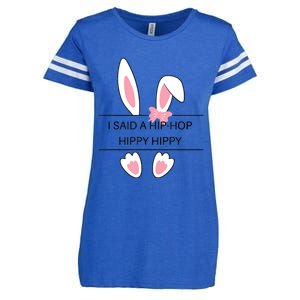 Hip Hop Easter Bunny Enza Ladies Jersey Football T-Shirt