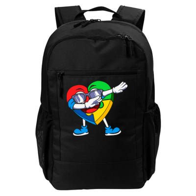 Heartpuzzledabbing Daily Commute Backpack