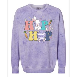 Hip Hop Easter Bunny Festive Holiday Cute Colorblast Crewneck Sweatshirt