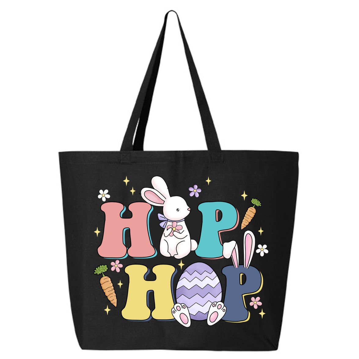 Hip Hop Easter Bunny Festive Holiday Cute 25L Jumbo Tote