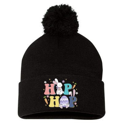 Hip Hop Easter Bunny Festive Holiday Cute Pom Pom 12in Knit Beanie