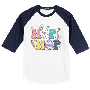 Hip Hop Easter Bunny Festive Holiday Cute Baseball Sleeve Shirt