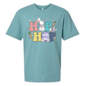 Hip Hop Easter Bunny Festive Holiday Cute Sueded Cloud Jersey T-Shirt