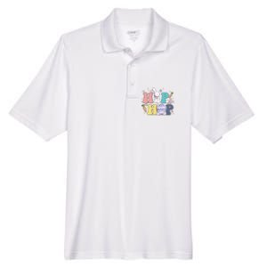 Hip Hop Easter Bunny Festive Holiday Cute Men's Origin Performance Pique Polo