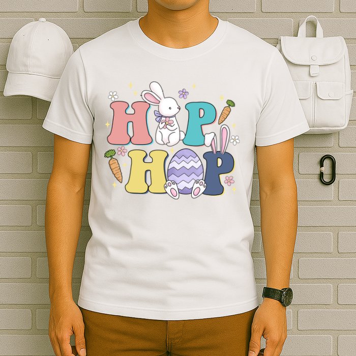 Hip Hop Easter Bunny Festive Holiday Cute T-Shirt