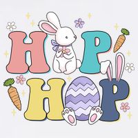 Hip Hop Easter Bunny Festive Holiday Cute T-Shirt