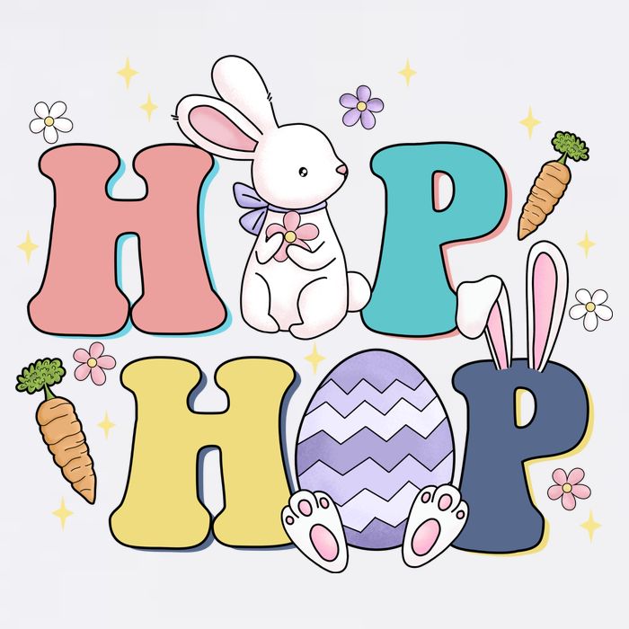 Hip Hop Easter Bunny Festive Holiday Cute T-Shirt