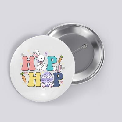 Hip Hop Easter Bunny Festive Holiday Cute Button
