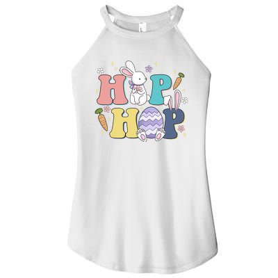 Hip Hop Easter Bunny Festive Holiday Cute Women’s Perfect Tri Rocker Tank