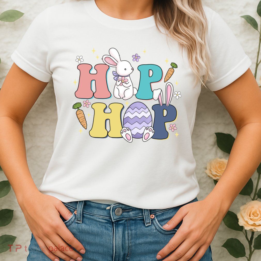 Hip Hop Easter Bunny Festive Holiday Cute Women's T-Shirt