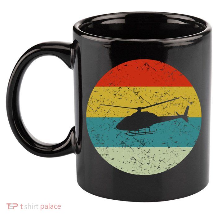 Helicopter 11oz C Handle Ceramic Mug