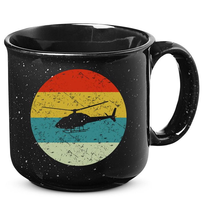 Helicopter 15oz Campfire Ceramic Mug