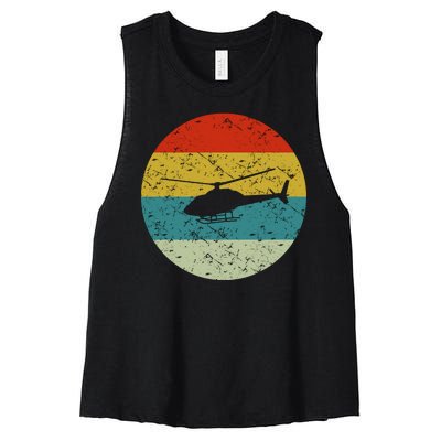 Helicopter Women's Racerback Cropped Tank