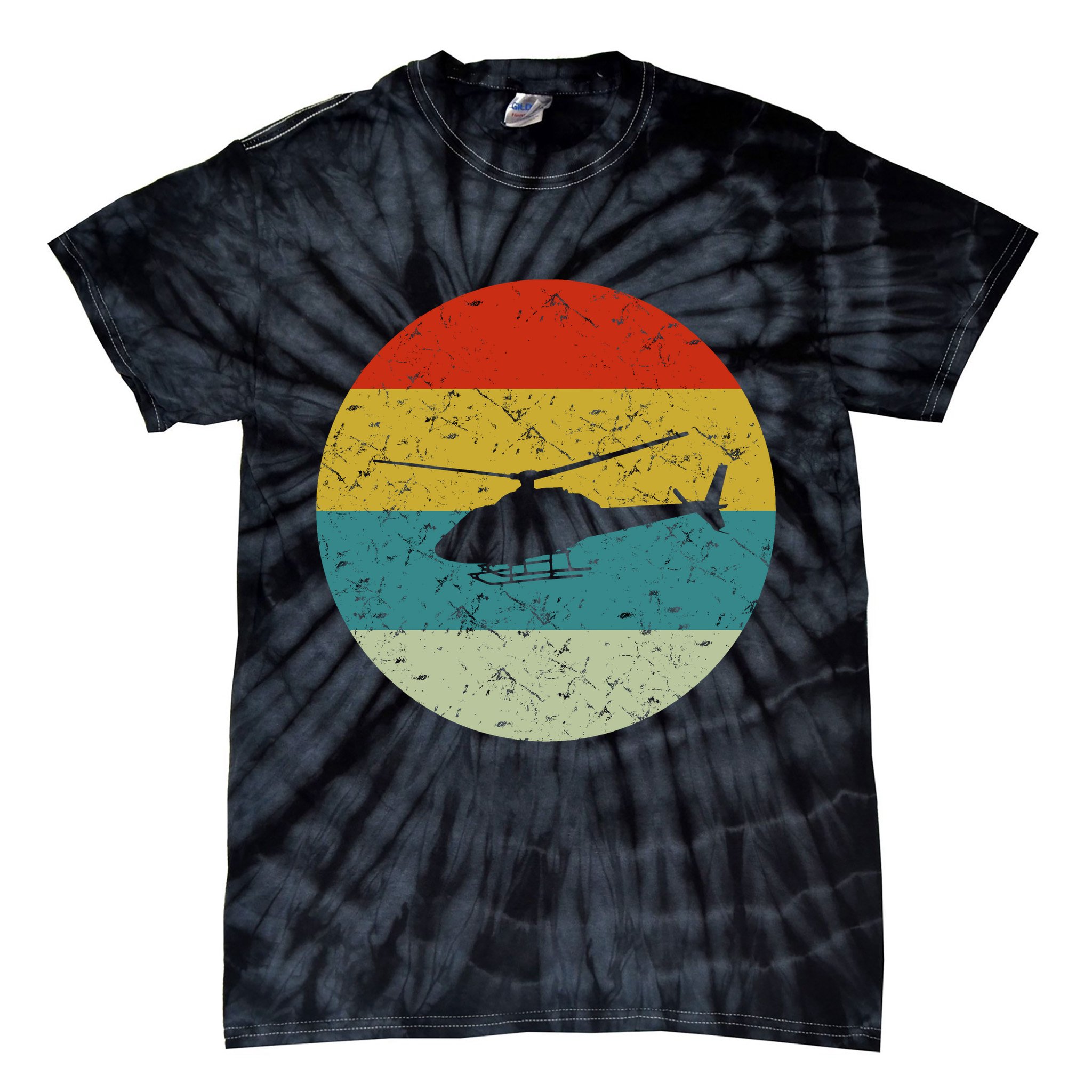 Helicopter Tie-Dye T-Shirt
