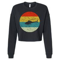 Helicopter Cropped Pullover Crew