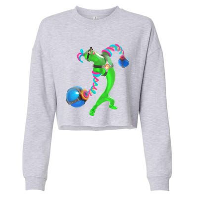 Helix Cropped Pullover Crew