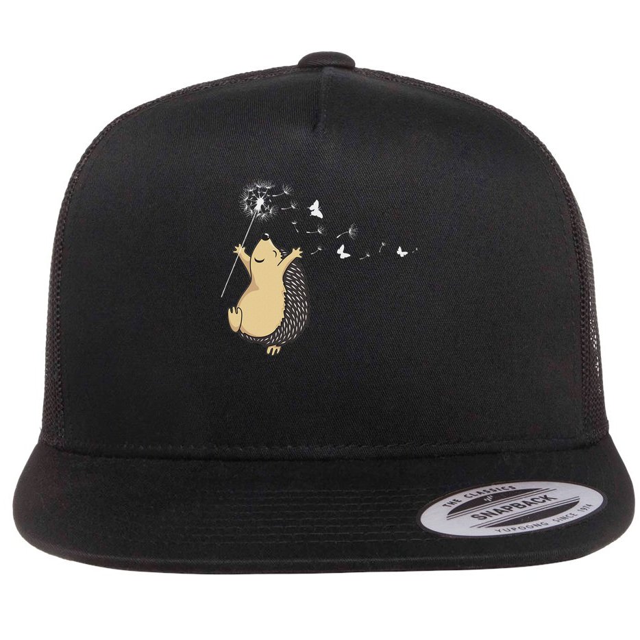 Hedgehog Flat Bill Trucker Hat