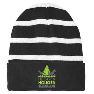 Heggenhougen Striped Beanie with Solid Band