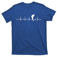 Hockey Heartbeat Ekg Pulse Hockey Player Lover Gift T-Shirt