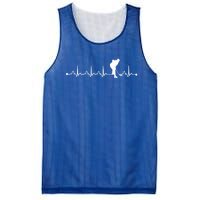 Hockey Heartbeat Ekg Pulse Hockey Player Lover Gift Mesh Reversible Basketball Jersey Tank