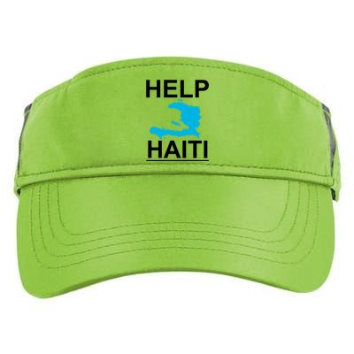 Help Haiti Earthquake Relief Adult Drive Performance Visor