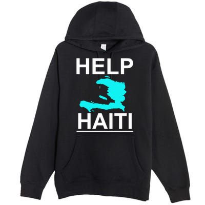 Help Haiti Earthquake Relief Premium Pullover Hoodie