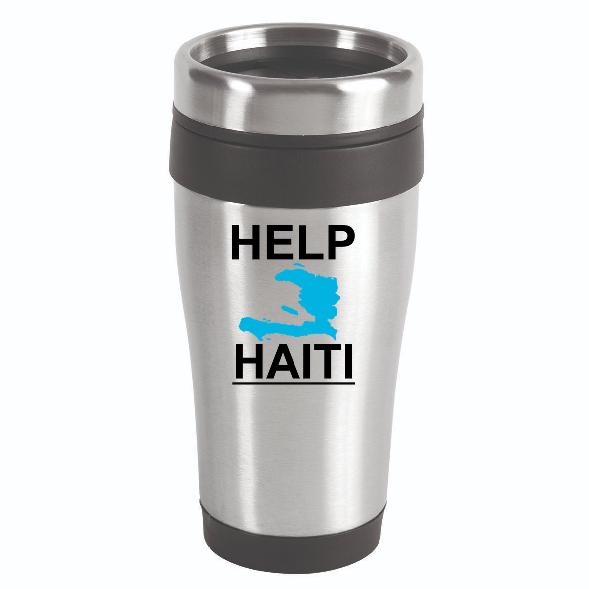 Help Haiti Earthquake Relief 16oz Travel Tumbler