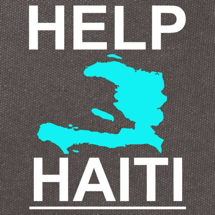 Help Haiti Earthquake Relief Cotton Canvas Backpack