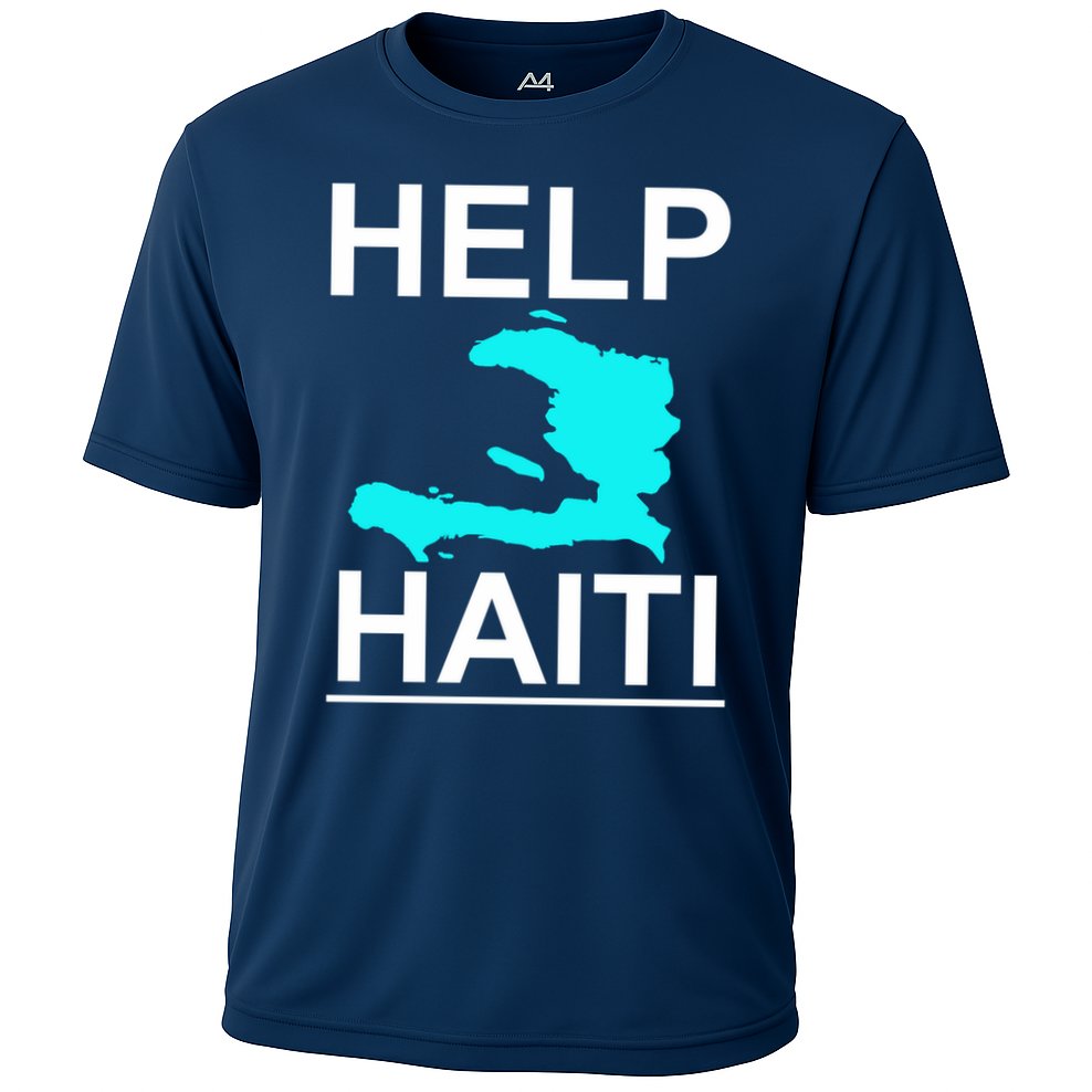 Help Haiti Earthquake Relief Cooling Performance Crew T-Shirt