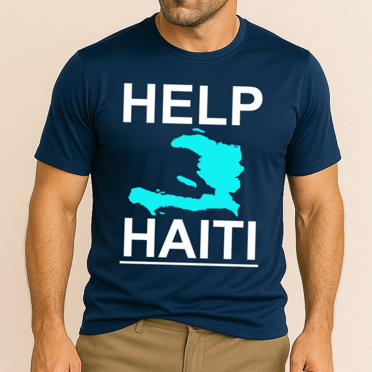 Help Haiti Earthquake Relief Cooling Performance Crew T-Shirt