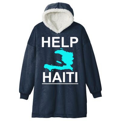 Help Haiti Earthquake Relief Hooded Wearable Blanket