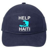 Help Haiti Earthquake Relief 7-Panel Snapback Hat