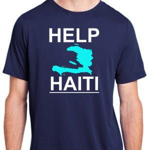 Help Haiti Earthquake Relief Adult ChromaSoft Performance T-Shirt