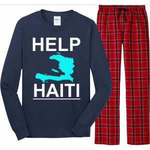 Help Haiti Earthquake Relief Long Sleeve Pajama Set