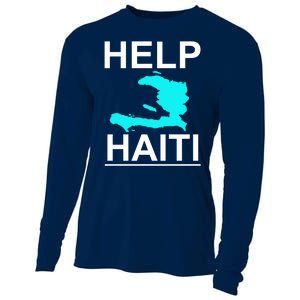 Help Haiti Earthquake Relief Cooling Performance Long Sleeve Crew