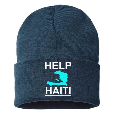 Help Haiti Earthquake Relief Sustainable Knit Beanie