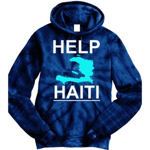 Help Haiti Earthquake Relief Tie Dye Hoodie