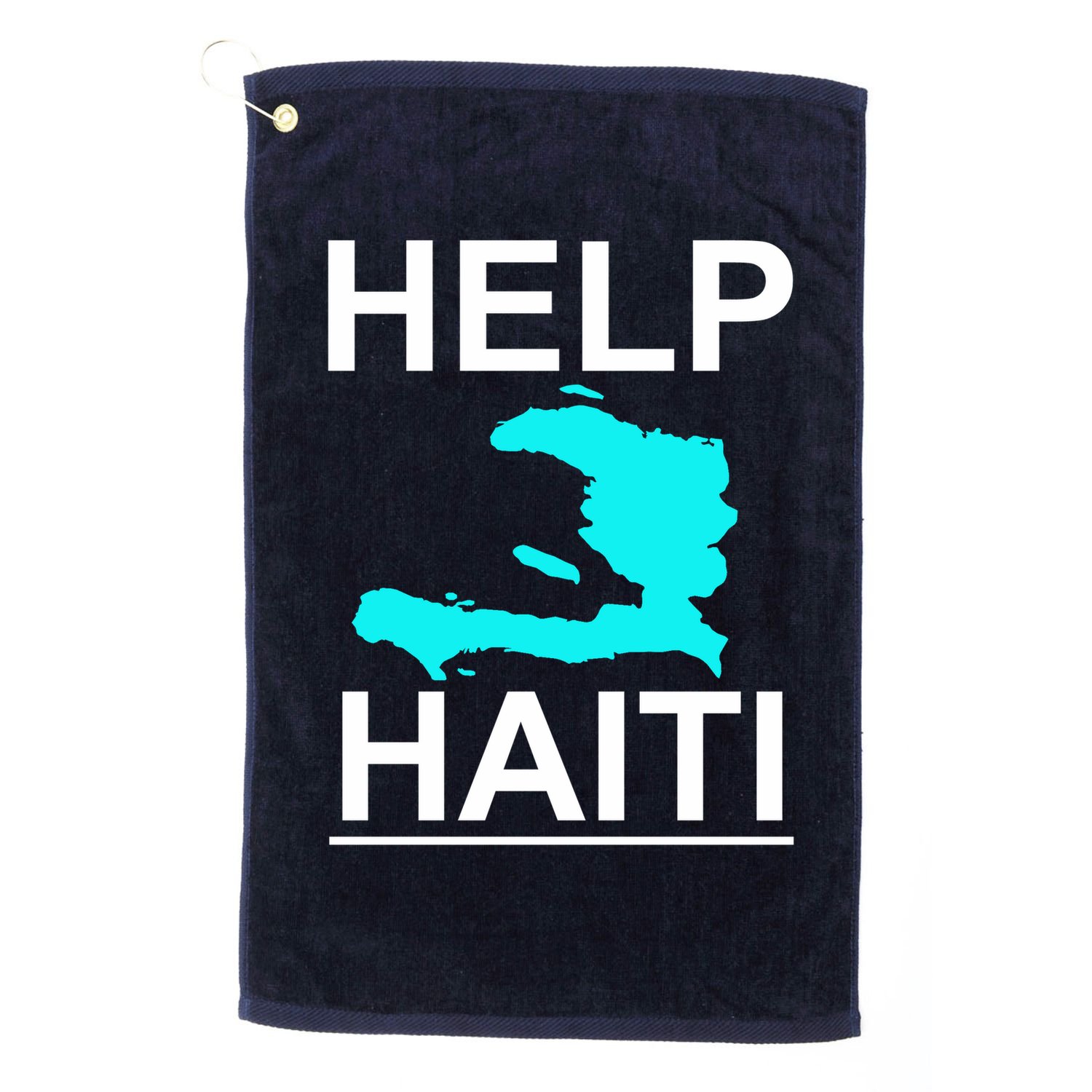 Help Haiti Earthquake Relief Golf Towel