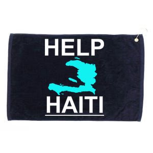 Help Haiti Earthquake Relief Grommeted Golf Towel