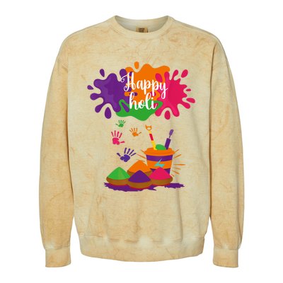 Happy Holi Festival Outfit For Family Colorblast Crewneck Sweatshirt